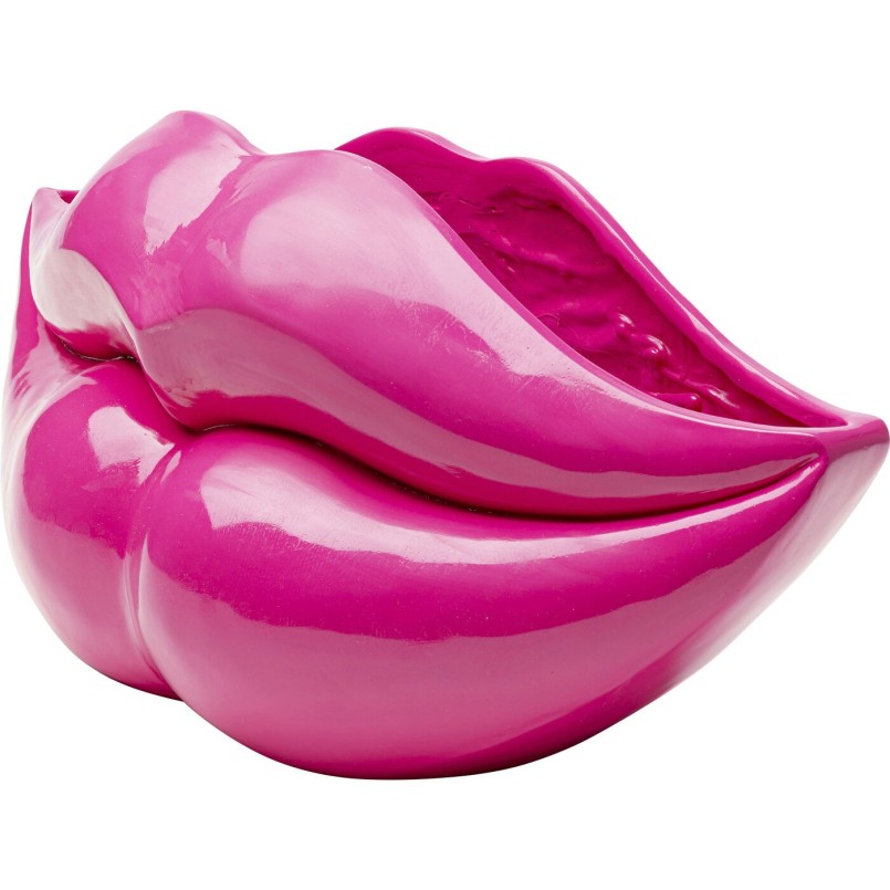 Vase décoratif Lips fuchsia 28cm