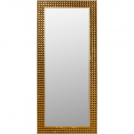 Wall Mirror Crystals gold 180x80cm Kare Design