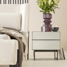 Vase en verre texturé violet - Marvelous Duo - Kare Design