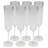 Glazen champagneglazen - Cascata - Kare Design