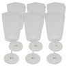 Transparante glazen wijnglazen - Cascata - Kare Design