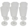 Transparante glazen wijnglazen - Cascata - Kare Design