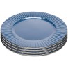 Assiettes en céramique bleue -Muse -Kare Design