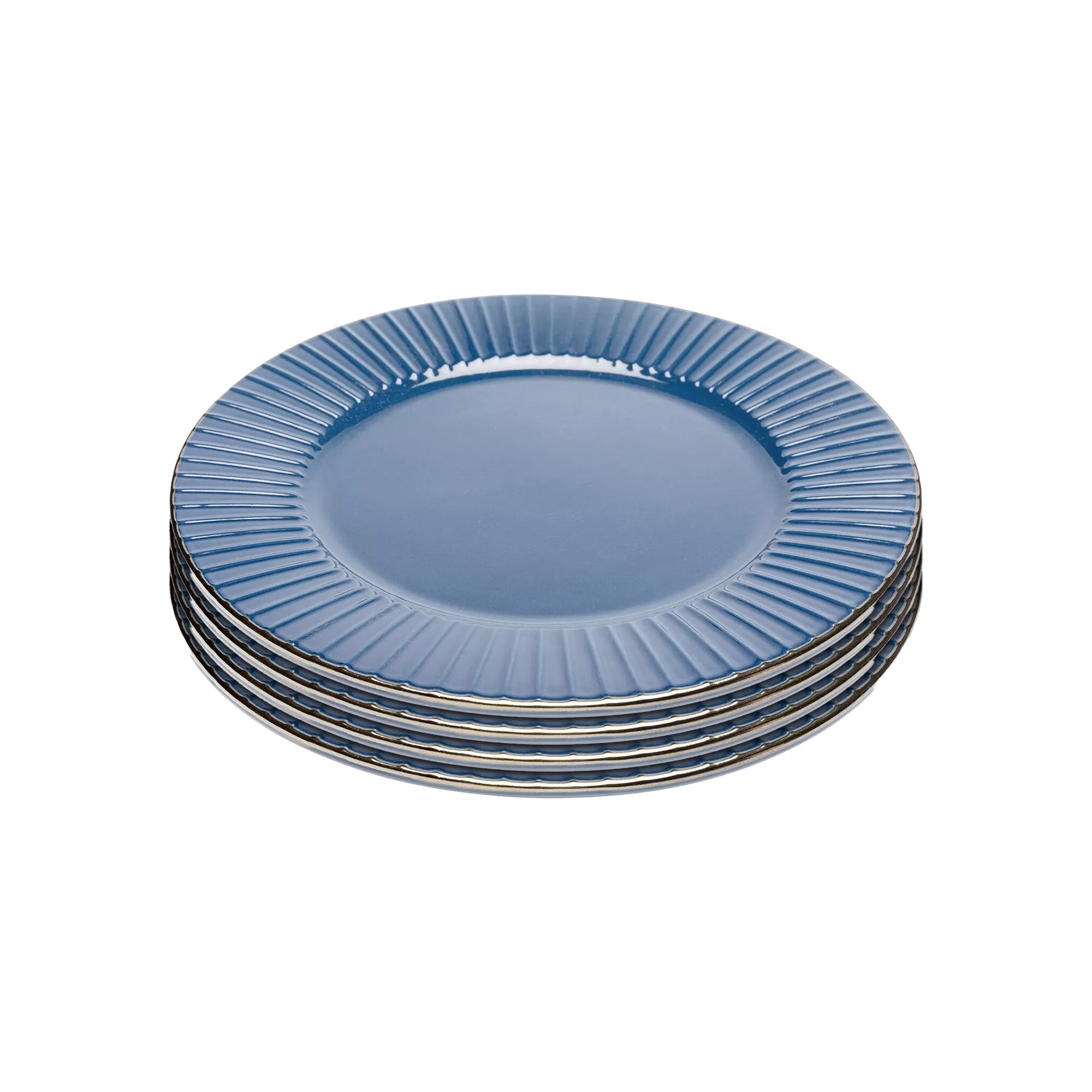 Plate Muse blue Ø27cm (4/Set) Kare Design