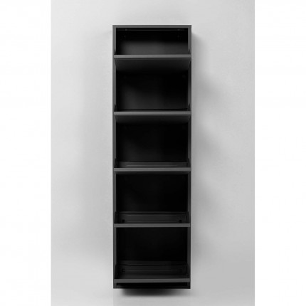 Schoenenkast Caruso 5 laden zwart Kare Design