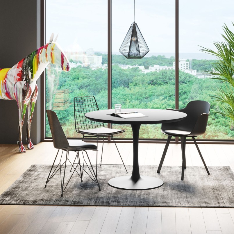 Zwarte design tafel - Schickeria - Kare Design