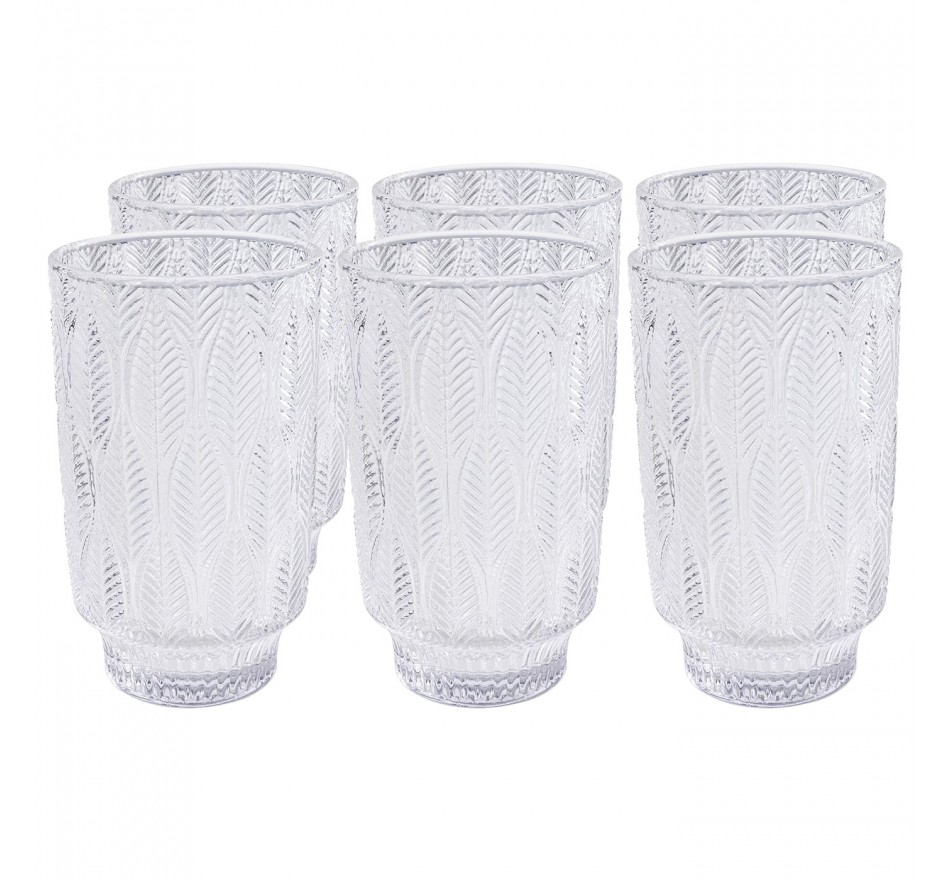 Waterglazen Fogli (6/set) Kare Design