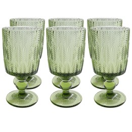 Green glass wine glasses - Fogli - Kare Design