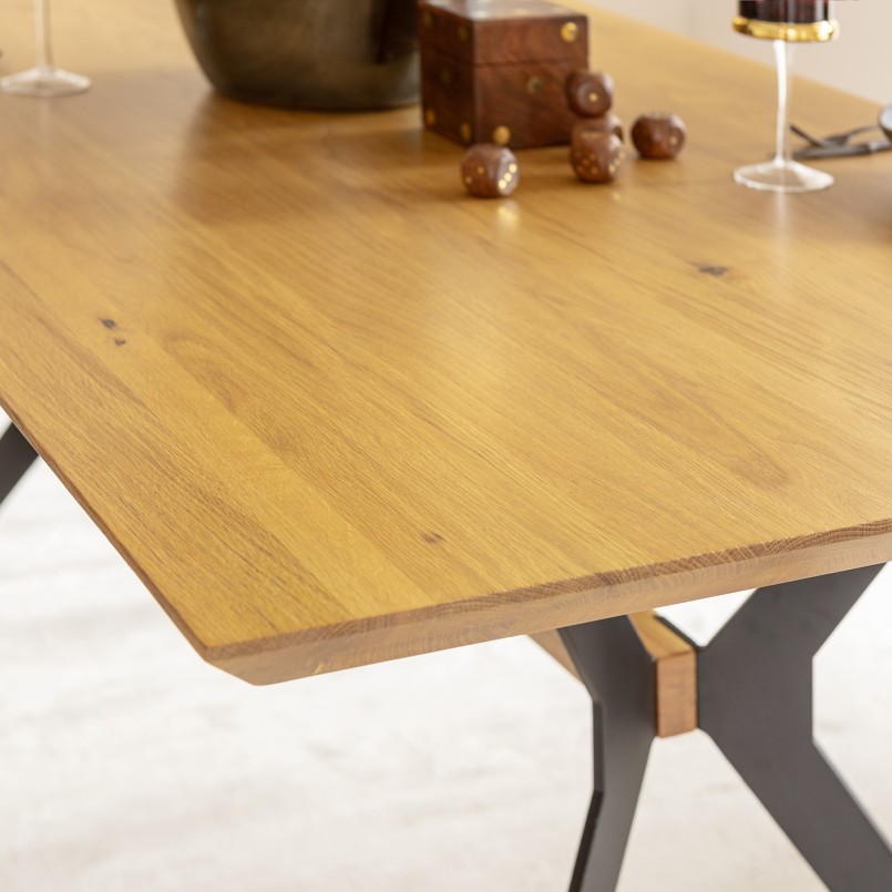 Houten industriële tafel - Downtown - Kare Design - Kare Design