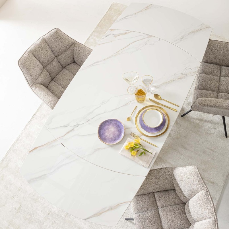 Assiettes plates violettes - Shirley - Kare Design