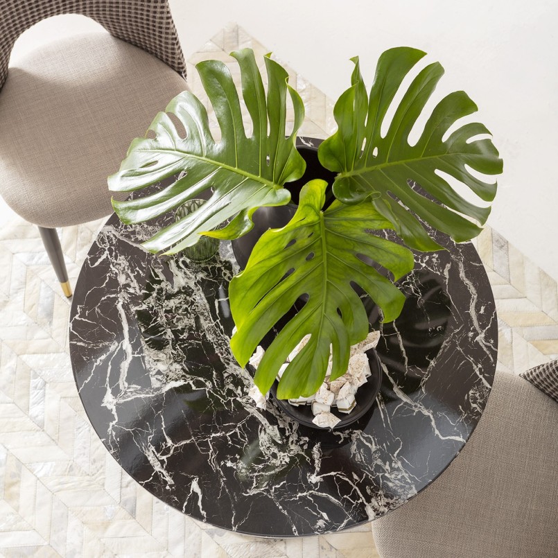 Zwart marmer effect tafel - Schickeria - Kare Design