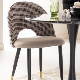 Beige retro stoel - Hudson - Kare Design