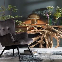 Lampe de table rétro laiton - Mushroom - Kare Design