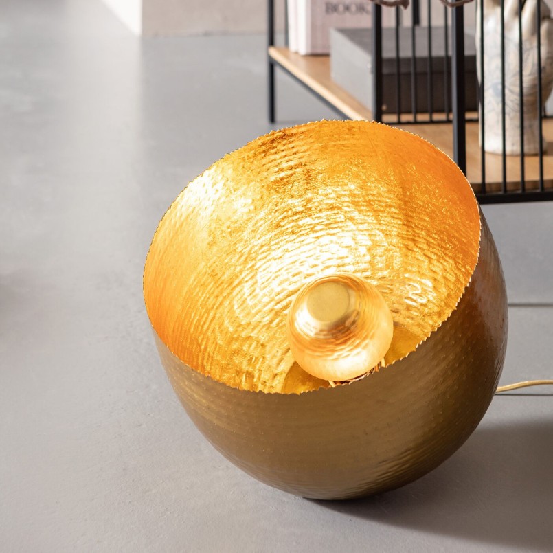 Lampe de table minimaliste dorée - Apollon - Kare Design