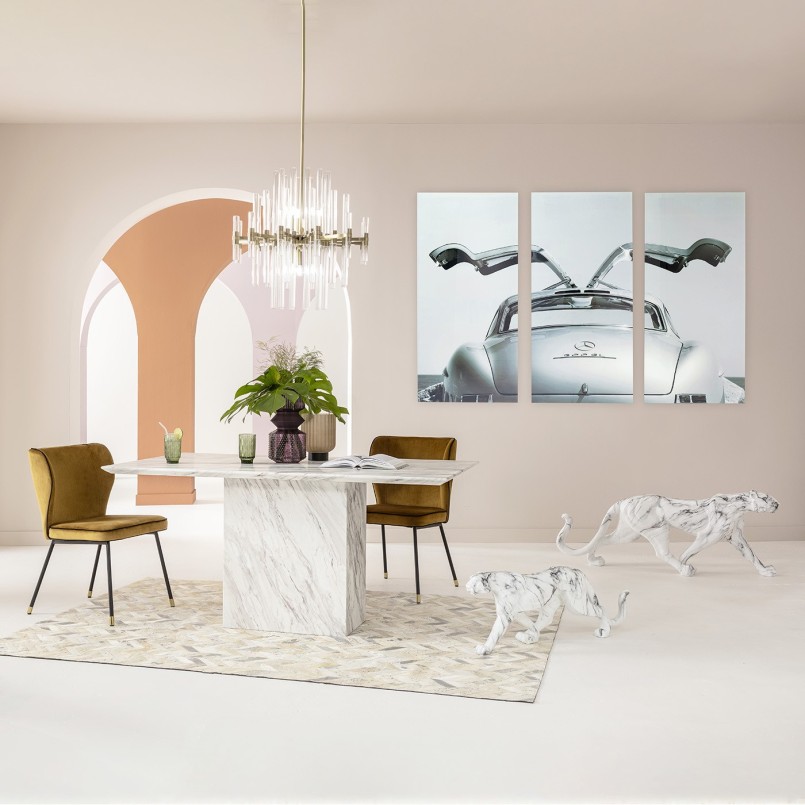 Tableau en verre triptyque - Voiture de collection - Kare Design