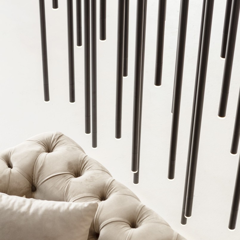 Black matte steel suspension - Living Vegas - Kare Design