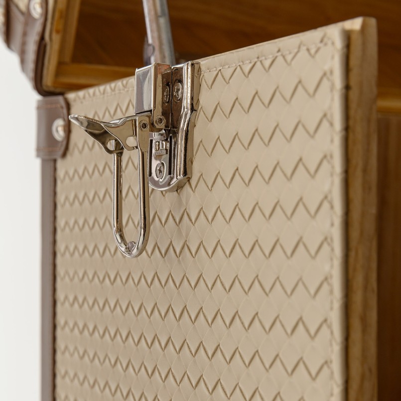 Beige geweven imitatie kist - Venezia - Kare Design