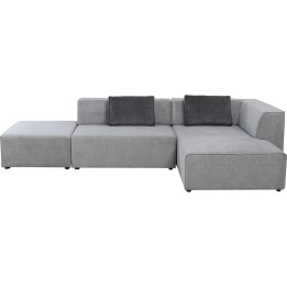 Canapé d'angle contemporain gris - Infinity - Kare Design