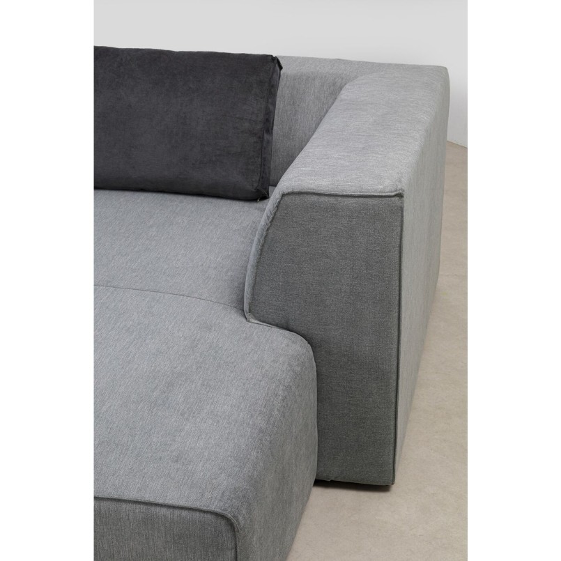 Canapé d'angle contemporain gris - Infinity - Kare Design