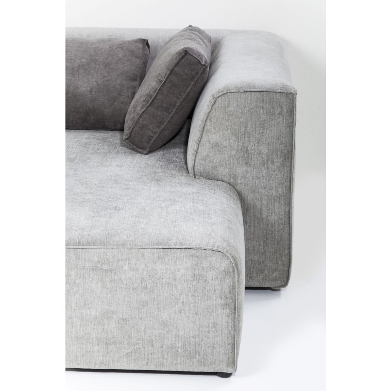 Canapé d'angle contemporain gris - Infinity - Kare Design