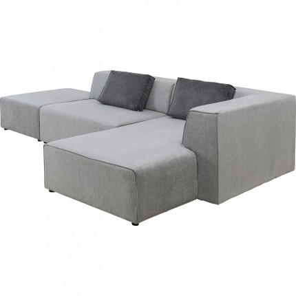 Sofa Infinity Ottomane Grey Right Kare Design