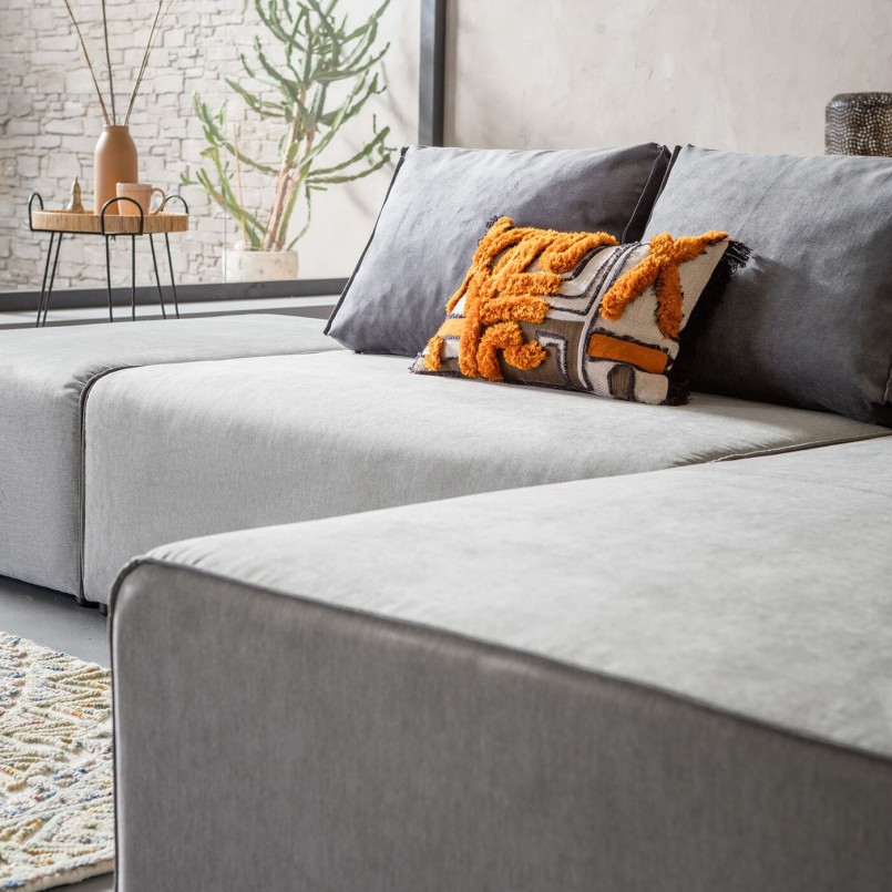 Grey contemporary corner sofa - Infinity - Kare Design