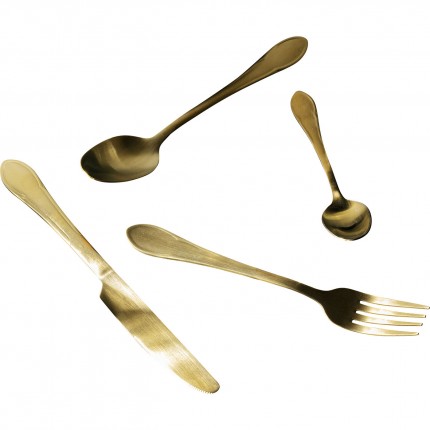 Bestek Cucina goud (16-part) Kare Design