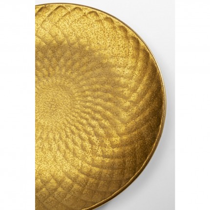 Plate Diva gold Ø20cm (4/set) Kare Design