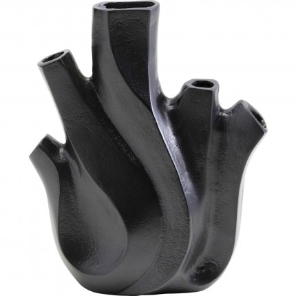 Vase Flame black 25cm Kare Design