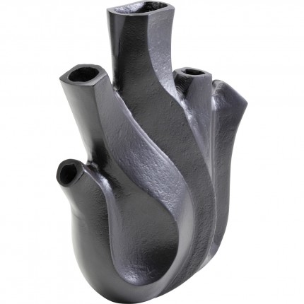 Vase Flame black 25cm Kare Design