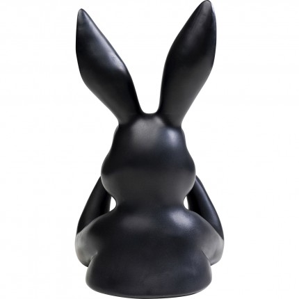 Deco bust rabbit black 31cm Kare Design