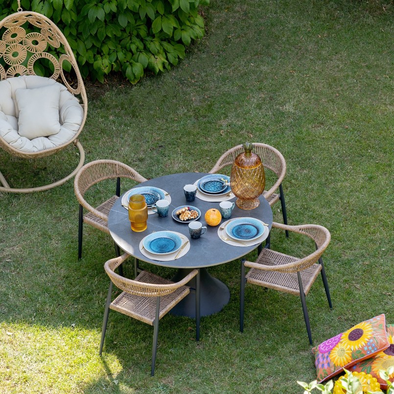 Blauwe schaal - Mustique Rim - Kare Design