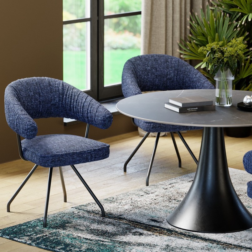 Hedendaagse ronde steengoed tafel - Grande Possibilita - Kare Design