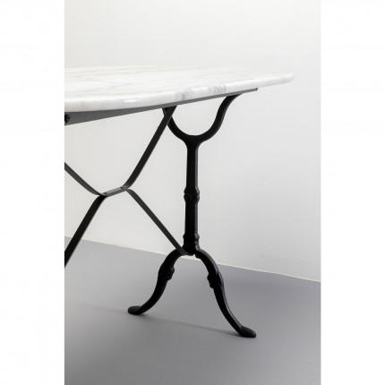 Eettafel Bistrot 120x60cm wit marmer Kare Design