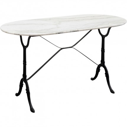 Table Bistrot 120x60cm white marble Kare Design