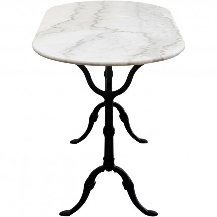 Table Bistrot 120x60cm white marble Kare Design