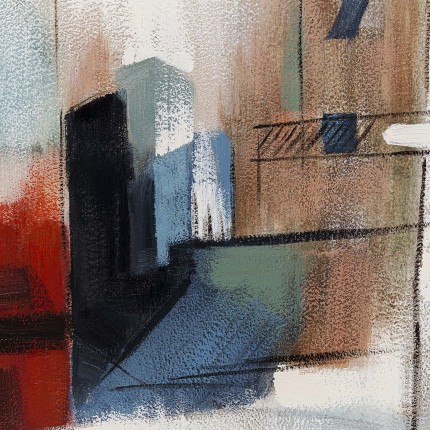 Schilderij Visione Obliquo 100x100cm Kare Design