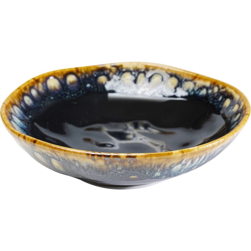 Assiette creuse Lio bleu nuit Ø20cm