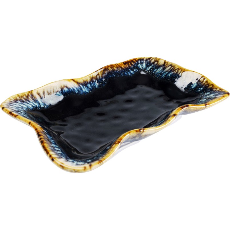 Plateau Lio bleu nuit 17x26cm