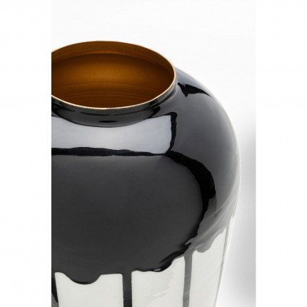 Vase Macchie 24cm black and white Kare Design
