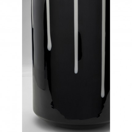 Vase Macchie 50cm black and white Kare Design