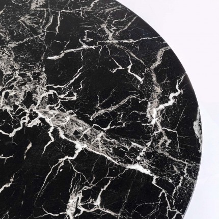Table Veneto Marble Black Ø110cm Kare Design