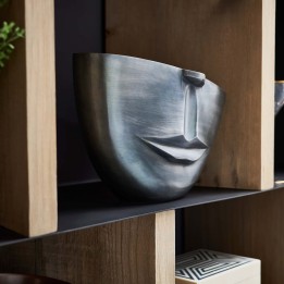 Nose and mouth vase anthracite - Kare Design