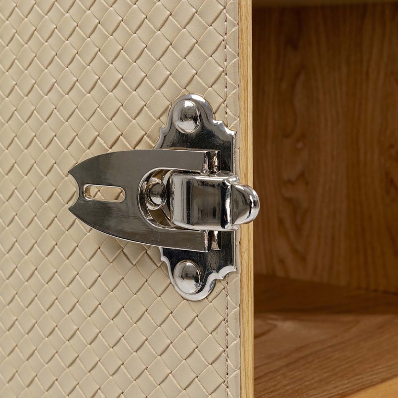 Beige geweven imitatie kist - Venezia - Kare Design