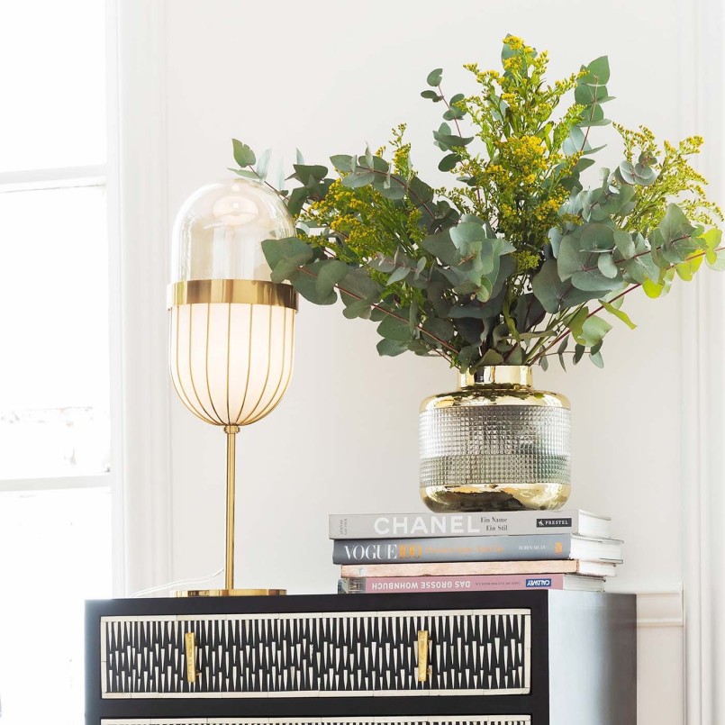 Retro gouden vaas - LA nobel - Kare Design