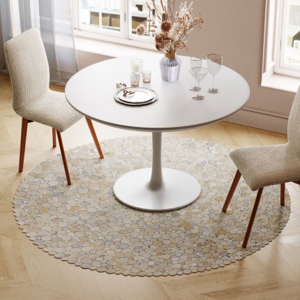 Carpet Circle beige Ø250cm Kare Design