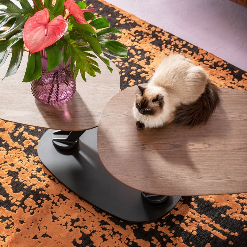 Retro vaas in fushcia glas - Marvelous Duo - Kare Design