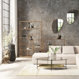 Contemporary gold shelf - Loft - Kare Design