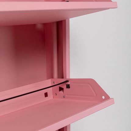 Schoenenkast Caruso roze 5 laden Kare Design