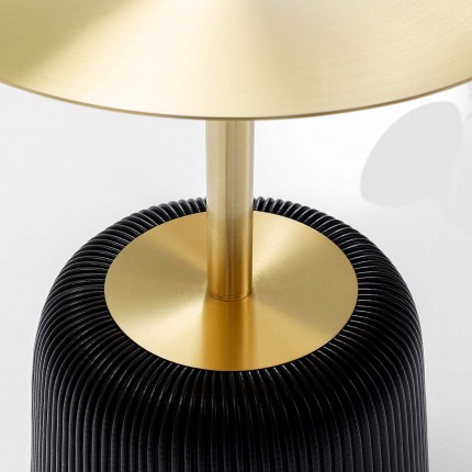 Side Table Endless Vegas black and gold Ø40cm Kare Design